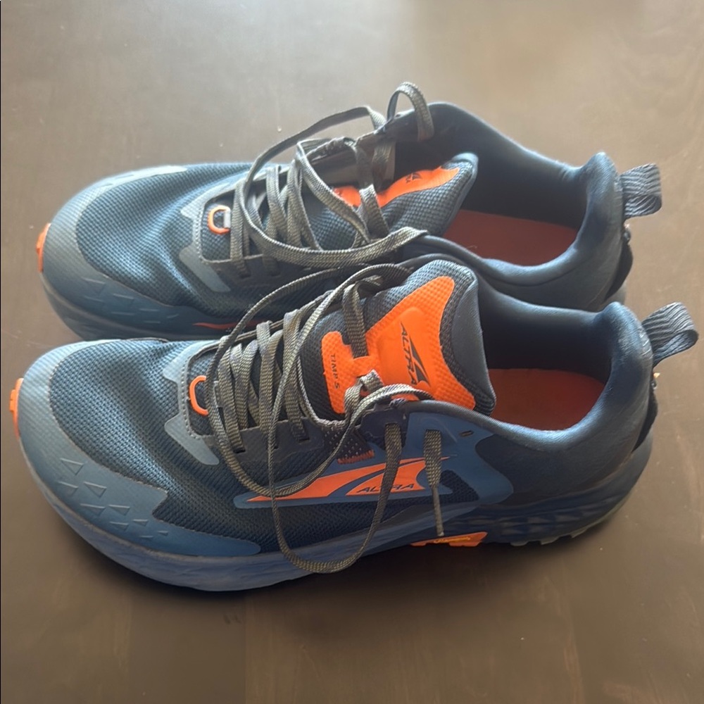 Altra Men's Blue and Orange Running Shoes